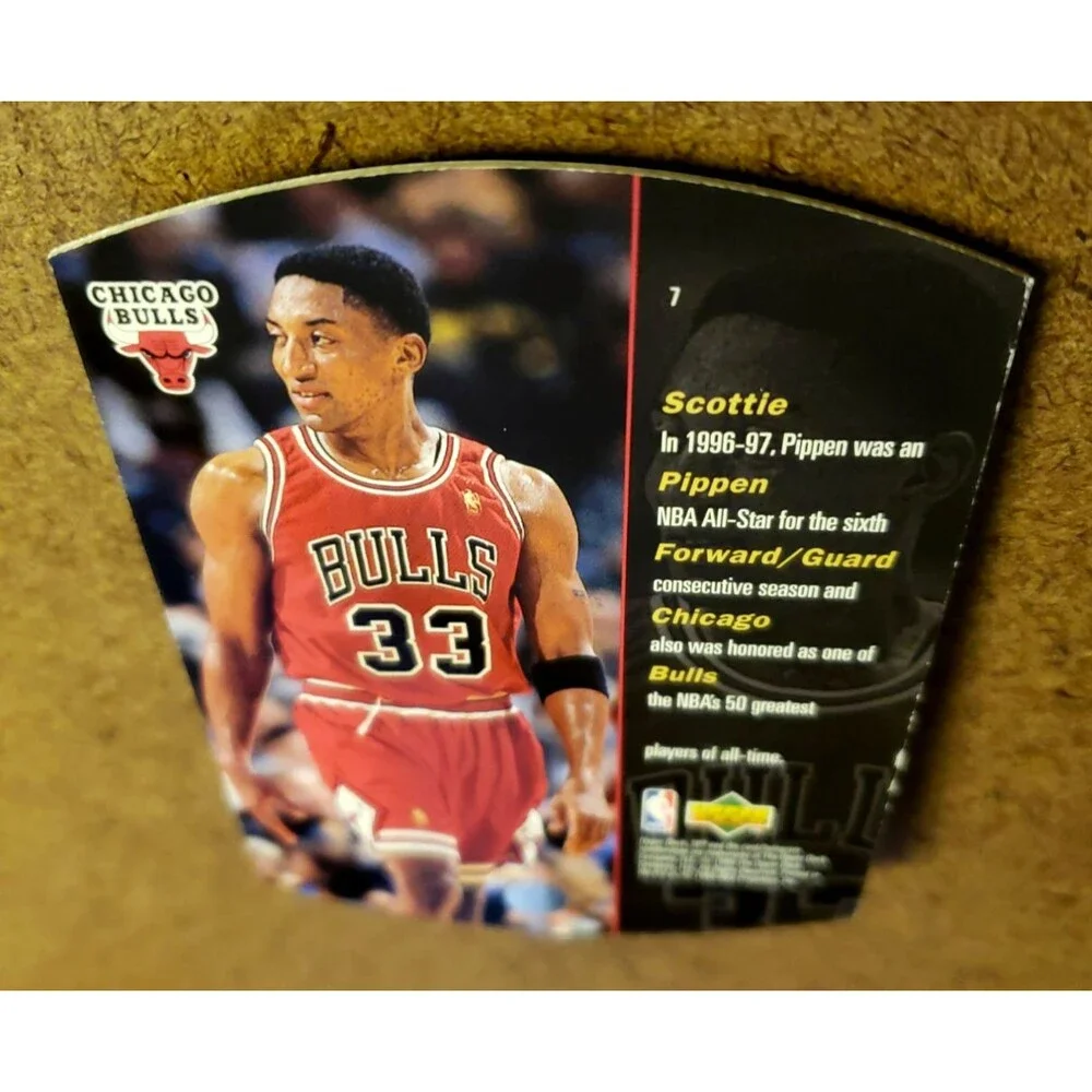 1997-1998 Upper Deck SPx SCOTTIE PIPPEN NBA Die-Cut Basketball Card 30 Bulls HOF